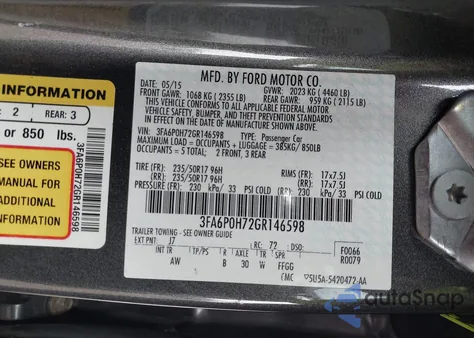 2016 Ford Fusion Se from USA, damaged, VIN 3FA6P0H72GR146598